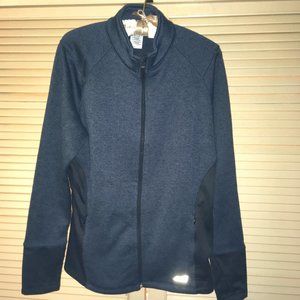 Mens Avia Zippered Long Sleeve Running Jacket XL